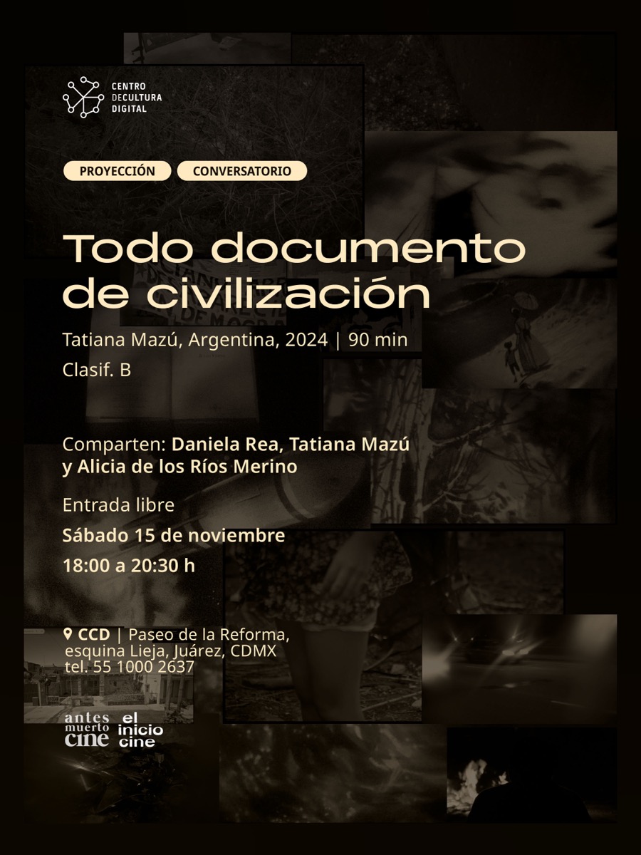 Conversatorio Todo documento de civilización